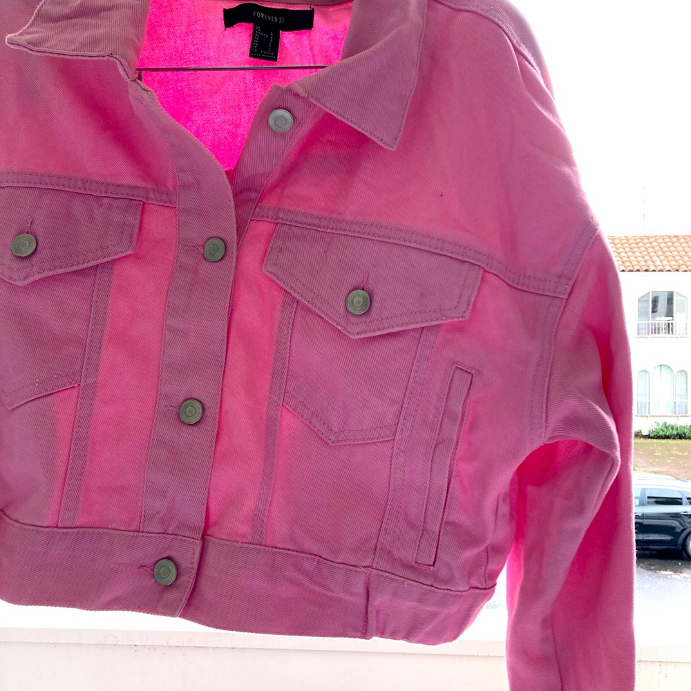 Salmon jean jacket